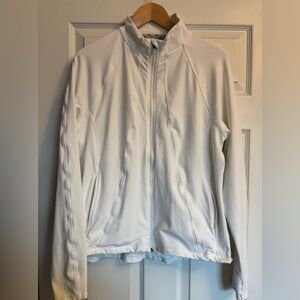 Athleta Women's White Athletic Jacket 2X